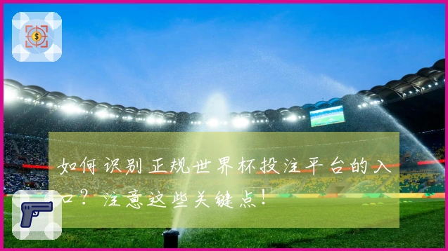 如何识别正规世界杯投注平台的入口？注意这些关键点！