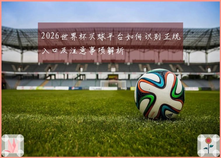 2026世界杯买球平台如何识别正规入口及注意事项解析