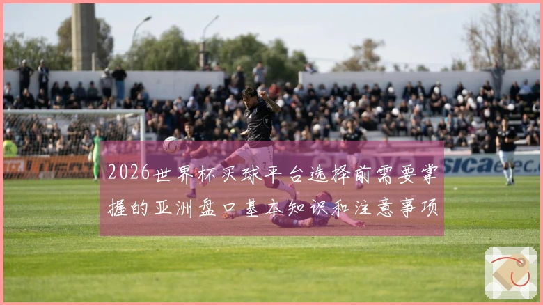 2026世界杯买球平台选择前需要掌握的亚洲盘口基本知识和注意事项