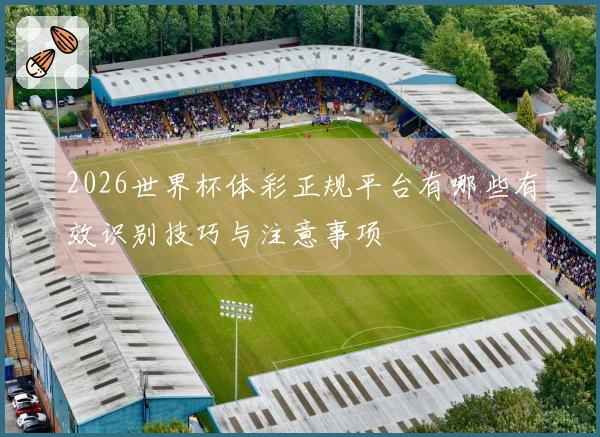 2026世界杯体彩正规平台有哪些有效识别技巧与注意事项